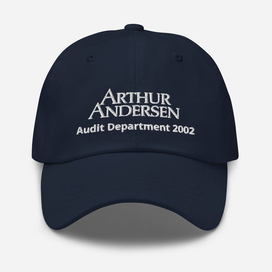 Arthur Andersen - Audit Department 2002 - Cap – Signed. Certified. Shredded.